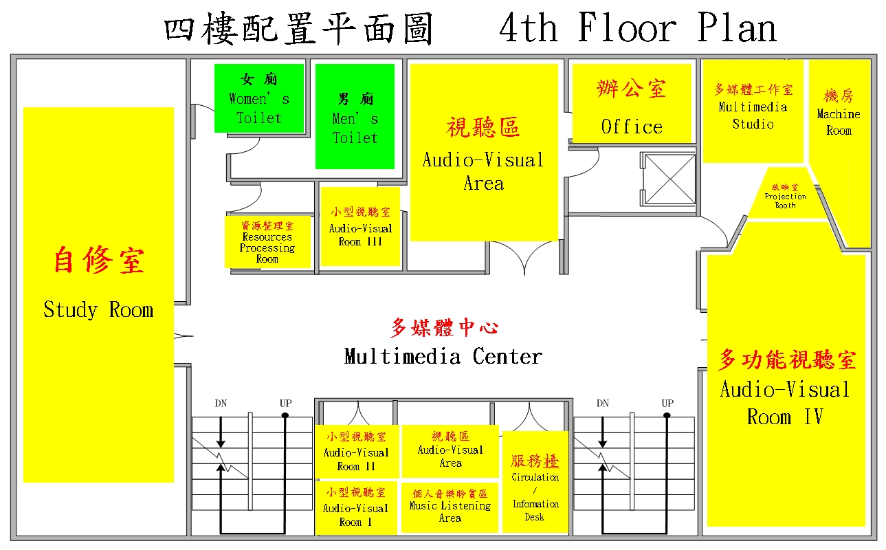 四樓配置平面圖