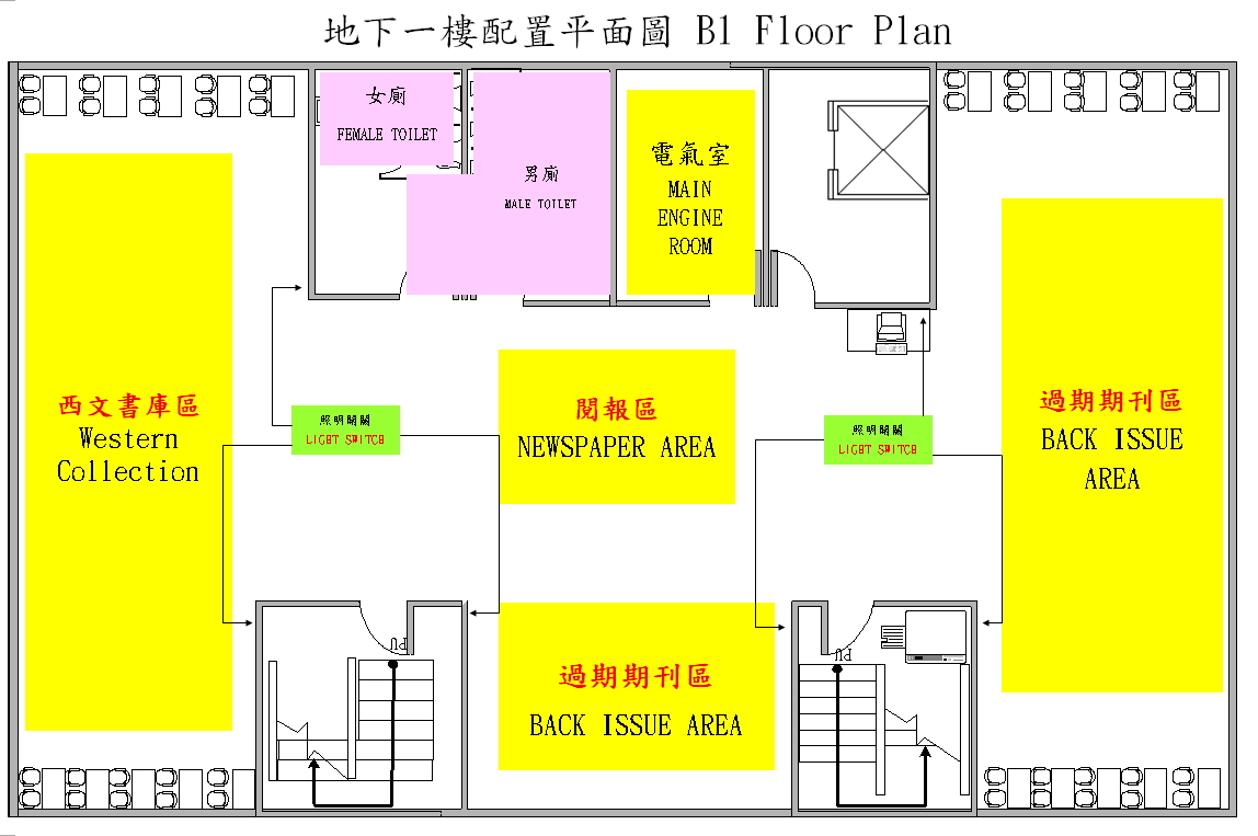 地下一樓配置平面圖